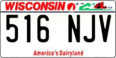 WI license plate 516NJV