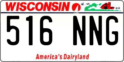 WI license plate 516NNG