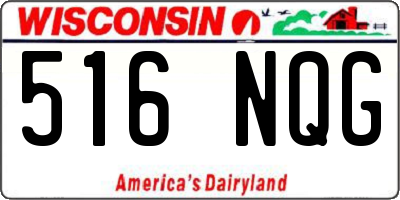 WI license plate 516NQG