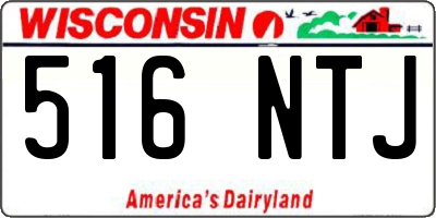 WI license plate 516NTJ