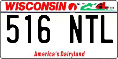 WI license plate 516NTL