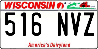 WI license plate 516NVZ
