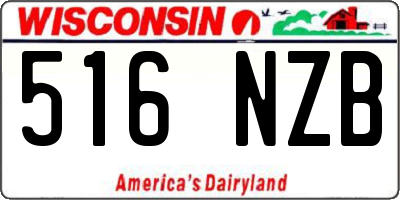 WI license plate 516NZB