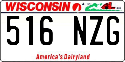 WI license plate 516NZG