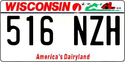 WI license plate 516NZH