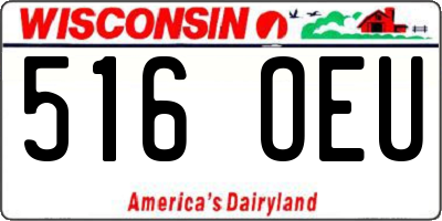 WI license plate 516OEU