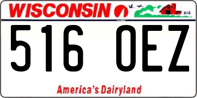 WI license plate 516OEZ