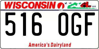 WI license plate 516OGF
