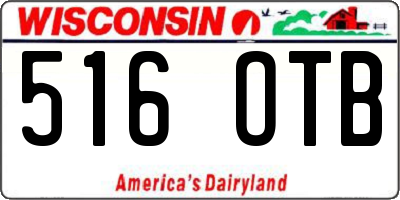 WI license plate 516OTB