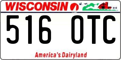 WI license plate 516OTC