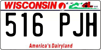 WI license plate 516PJH