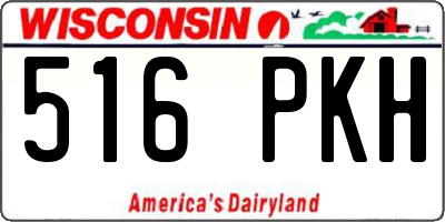 WI license plate 516PKH