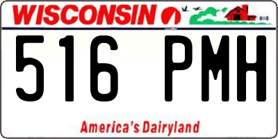 WI license plate 516PMH