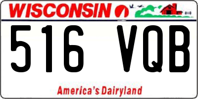 WI license plate 516VQB
