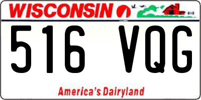 WI license plate 516VQG