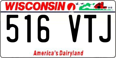 WI license plate 516VTJ