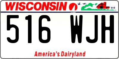 WI license plate 516WJH