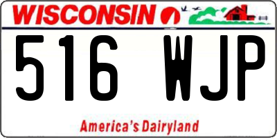 WI license plate 516WJP