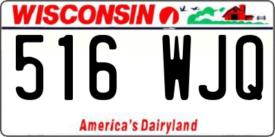 WI license plate 516WJQ