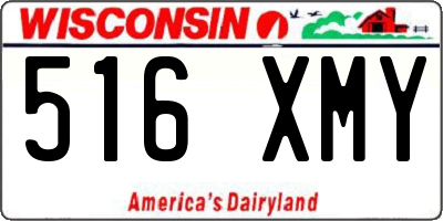 WI license plate 516XMY