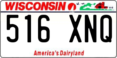 WI license plate 516XNQ
