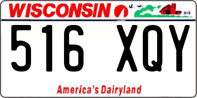 WI license plate 516XQY