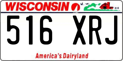 WI license plate 516XRJ
