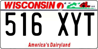 WI license plate 516XYT