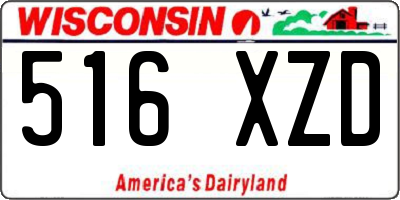 WI license plate 516XZD