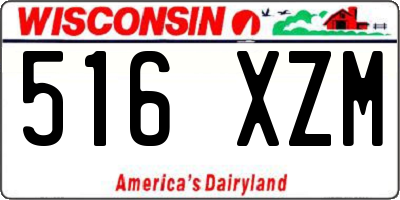 WI license plate 516XZM