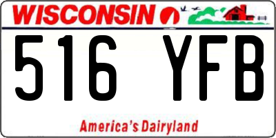 WI license plate 516YFB
