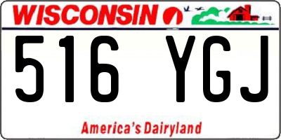 WI license plate 516YGJ