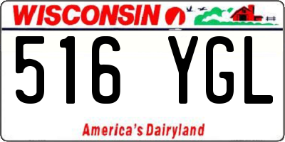 WI license plate 516YGL