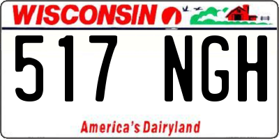 WI license plate 517NGH