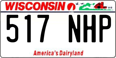 WI license plate 517NHP