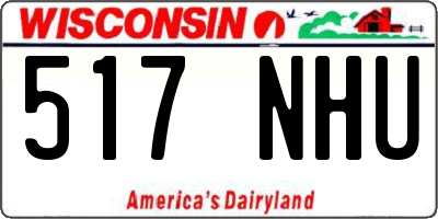 WI license plate 517NHU