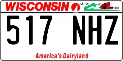 WI license plate 517NHZ