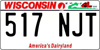 WI license plate 517NJT