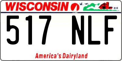 WI license plate 517NLF