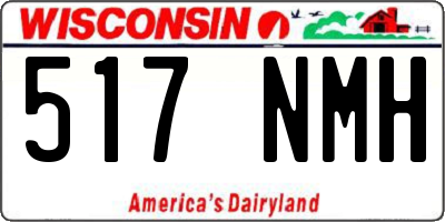 WI license plate 517NMH