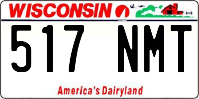 WI license plate 517NMT