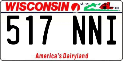 WI license plate 517NNI