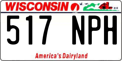 WI license plate 517NPH