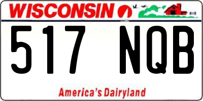 WI license plate 517NQB