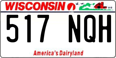 WI license plate 517NQH