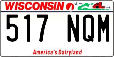 WI license plate 517NQM