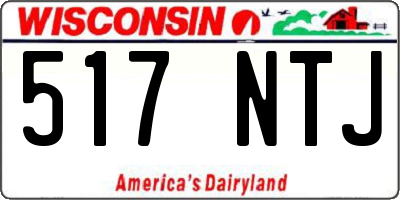 WI license plate 517NTJ