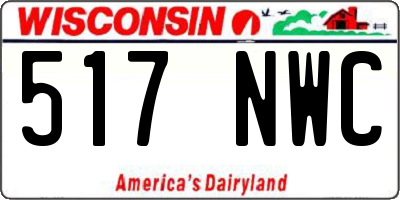 WI license plate 517NWC