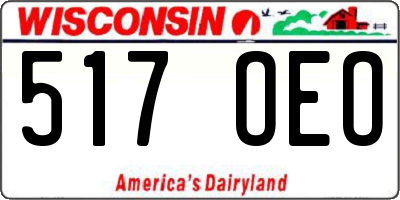 WI license plate 517OEO