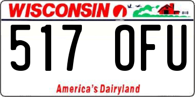 WI license plate 517OFU